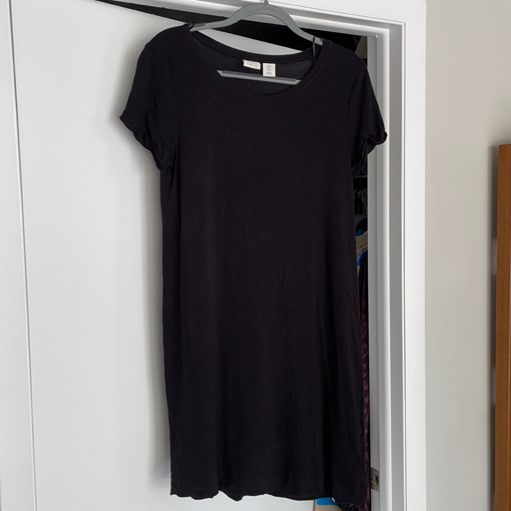 C&C California Black T-Shirt Dress